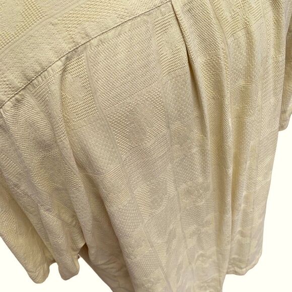 New! Gold Tri-Mountain XL 100% Silk Gold Beachy Tropical Shirt Men’s XL NWT - Picture 4 of 16